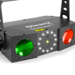 BeamZ Terminator 3-in-1 Double MoonFlower, Laser & Strobe Light