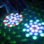 BeamZ Terminator 3-in-1 Double MoonFlower, Laser & Strobe Light
