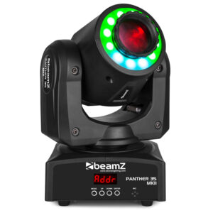 BeamZ Panther 35 LED Moving Head Spot with LED Ring BeamZ Panther 35 LED Moving Head Spot with LED Ring