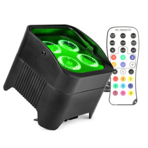 BeamZ BBP94W Battery Operated LED Uplighter with Wireless DMX - 48W