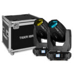 BeamZ Professional Tiger 18R Moving Head Lights with Flightcase