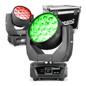 BeamZ Pro MHL1915 Moving Head Wash Lights with Flight Case