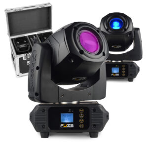 BeamZ Pro Fuze75S Moving Head Spot Lights with Flight Case