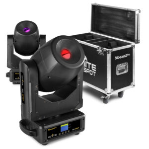 BeamZ Pro IGNITE120 LED Moving Head Spot Lights with Flight Case BeamZ Pro IGNITE120 LED Moving Head Spot Lights with Flight Case
