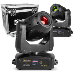 BeamZ Pro IGNITE180 LED Moving Head Spot Lights with Flight Case BeamZ Pro IGNITE180 LED Moving Head Spot Lights with Flight Case