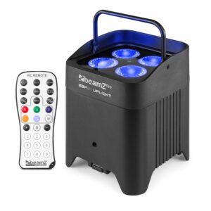 BeamZ BBP54 Battery Powered Weatherproof Wireless Uplighter – 4x 12W BeamZ BBP54 Battery Powered Weatherproof Wireless Uplighter – 4x 12W
