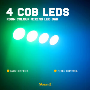 BeamZ Pro LUCID 2.4 LED COB Bar Light – 4x 30W