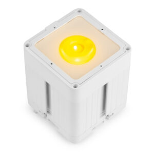 BeamZ KUBE20WH Linkable Outdoor Battery Powered Wireless Uplight, White