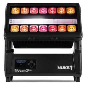 BeamZ NUKE1 Motorized LED Strobe & Beam Waterproof Wash Light