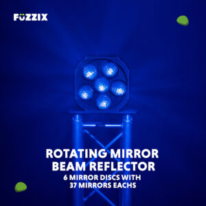 Fuzzix MBR60 LED Mirror Ball Panel Beam Reflector
