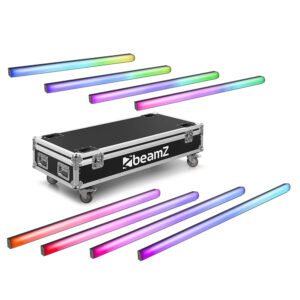 8x BeamZ Zeus Battery LED Tube Light Bar with Wireless DMX & Flightcase 8x BeamZ Zeus Battery LED Tube Light Bar with Wireless DMX & Flightcase