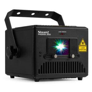 BeamZ Phoenix 2150 Analog Animation Laser Projector – 2W Full-Colour RGB BeamZ Phoenix 2150 Analog Animation Laser Projector – 2W Full-Colour RGB