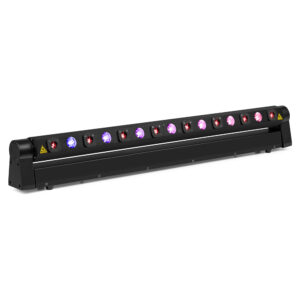 BeamZ Hyaden LED Moving Light Bar with 7x LED and 8x Laser Beams BeamZ Hyaden LED Moving Light Bar with 7x LED and 8x Laser Beams