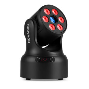 BeamZ NOVA68G-BK Compact Moving Head Wash Light with Gobo