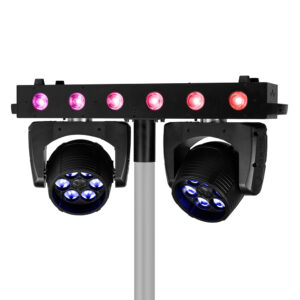 BeamZ Fuze Twin LED Moving Head Wash Light Bar System