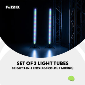 Fuzzix Starry Vertical Standing LED Tube Light Set – RGB