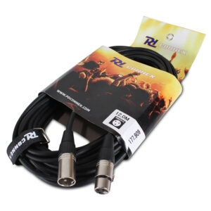 PD Connex 3-Pin DMX Lighting Cable – 12m