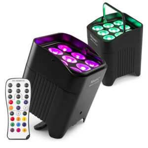 2xBeamZ Pro BBP59 Outdoor Wireless Battery Powered Uplighters