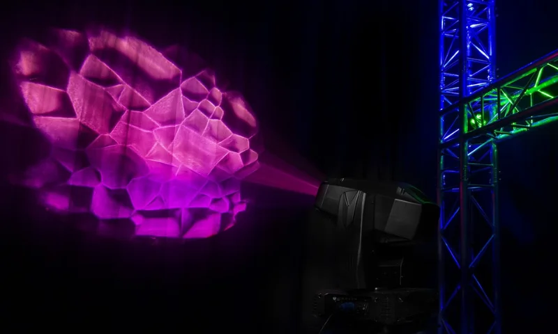 BeamZ Professional Tiger 18R Moving Head Lights with Flightcase