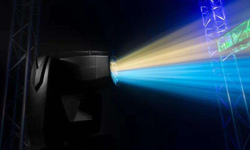 BeamZ Professional Tiger 18R Moving Head Lights with Flightcase