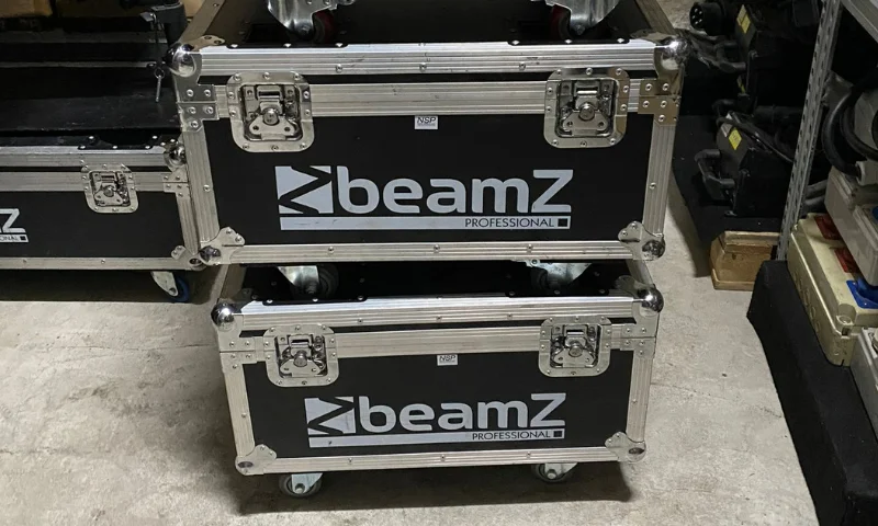BeamZ Professional Tiger 18R Moving Head Lights with Flightcase